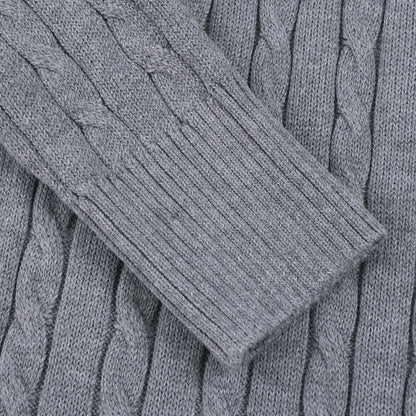 RL-Zeitloser Cardigan im Zopfmuster