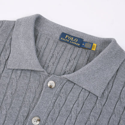 RL-Zeitloser Cardigan im Zopfmuster
